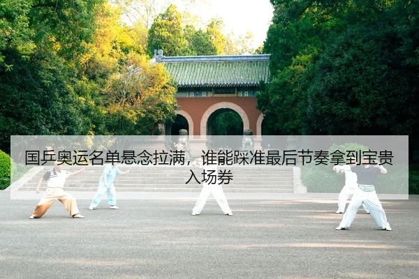 国乒奥运名单悬念拉满，谁能踩准最后节奏拿到宝贵入场券 | NGsports